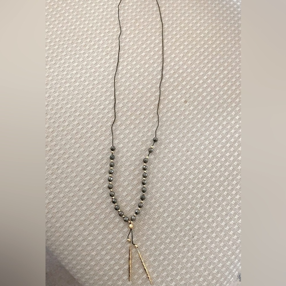 Gorjana Power Gemstone Pyrite Beaded Necklace — image 8 of 8